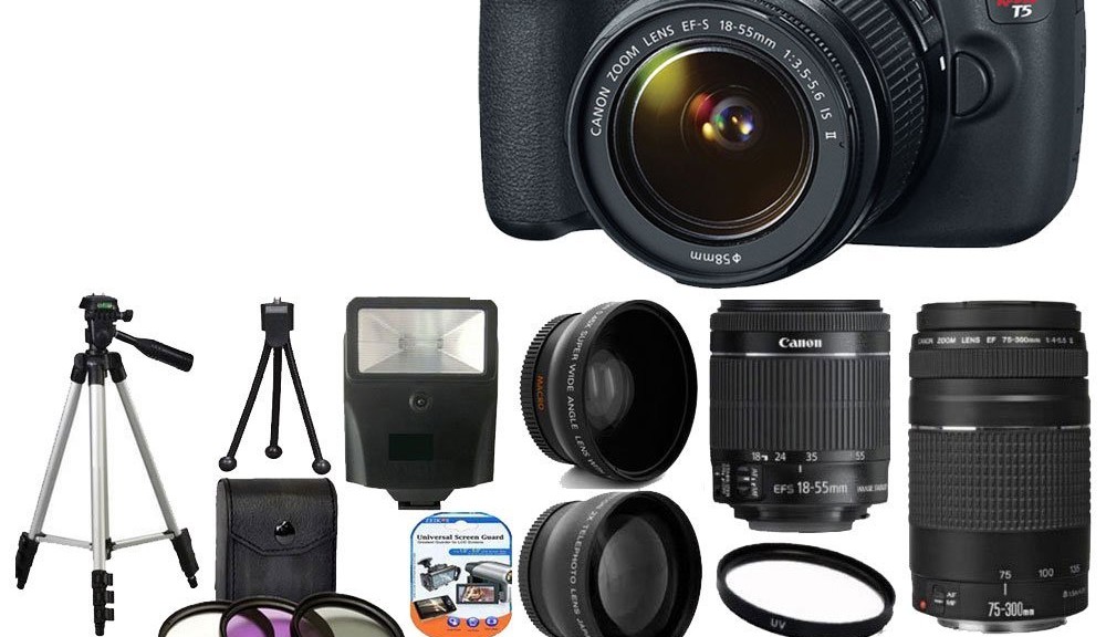 Canon EOS Rebel T5 18MP EF-S DLSR